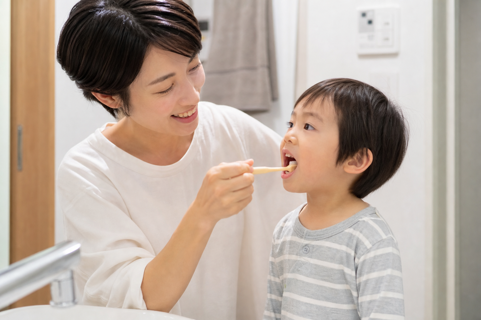 子どもの歯磨き